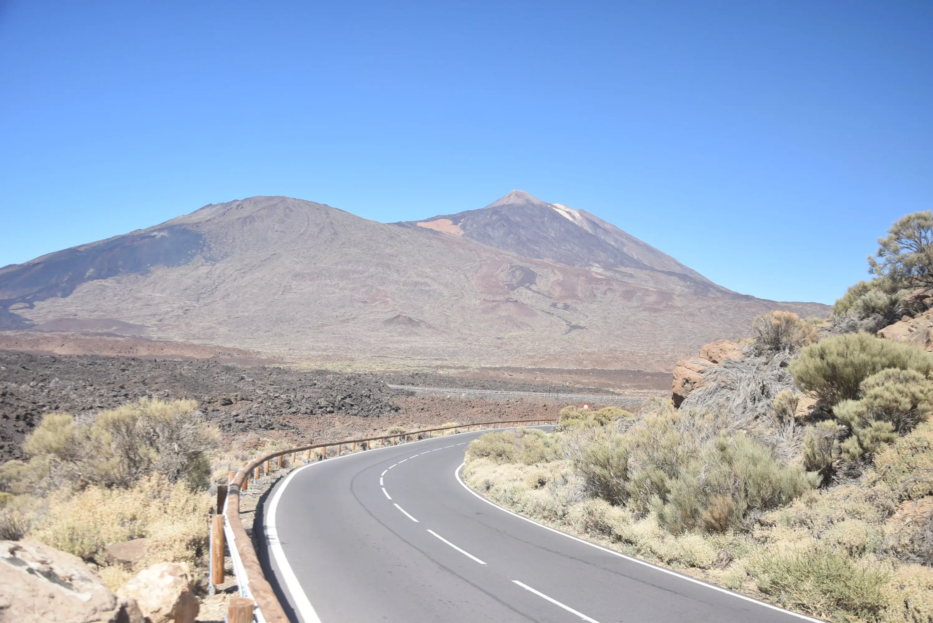 Volcanic landscape near Teide
